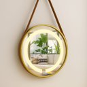 Ver imagem 6 de Espelho Redondo Iluminado 40cm com Alça Touch 2 Leds com Alça Adnet Reduna
