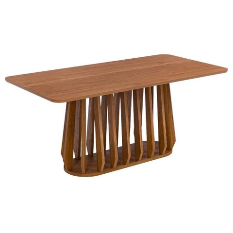 Mesa de Jantar 6 Lugares Tampo MDF 180X90 cm 21382 Cinamomo Natuem