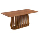 Ver imagem 1 de Mesa de Jantar 6 Lugares Tampo MDF 180X90 cm 21382 Cinamomo Natuem