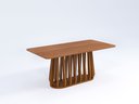 Ver imagem 1 de Mesa de Jantar Pitanga 180x90cm Madeira Tauari Tampo MDF e Laminado em Cinamomo