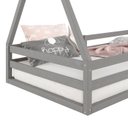 Ver mais imagens de Cama Montessoriana Madeira Maciça Casa Estrado Sila Cinza Idimex