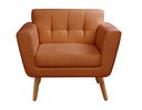Ver imagem 1 de Poltrona Decorativa Bruna Cadeira Living Moderna Recepção Escritório
