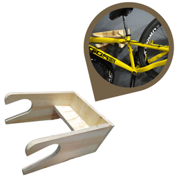 Suporte Bicicleta de Parede Horizontal Resistente Rustico - 2