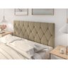 Cabeceira para Cama Queen Estofada 1.60M Belize Vianossa Café com Leite - 3