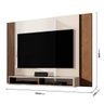 Painel Tokyo para Tv até 42 Polegadas com 2 Nichos Off White com Naturale Vianossa - 2