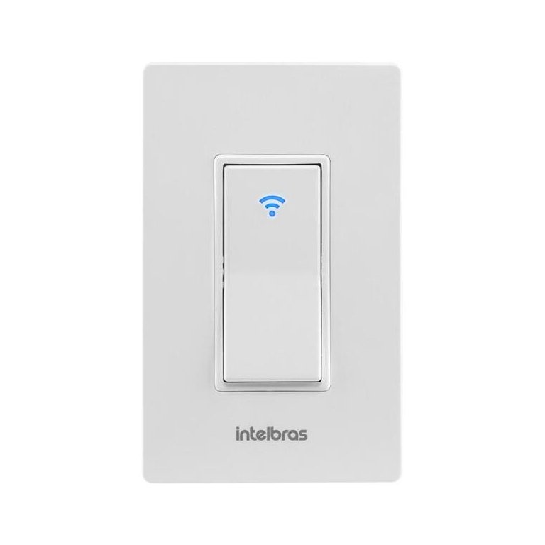 Interruptor Inteligente Intelbras - Controle via Wi-Fi - Branco - EWS 101 I