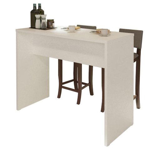 Bancada para Cozinha Madesa 115 Cm Branco