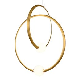 Pendente LPL-003D 4000K 45W Dourado para Salas e Quartos - 2