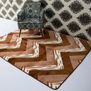Ver imagem 2 de Tapete Flannel Sala Quarto Luxo Macio 2,00x1,40 Marrom