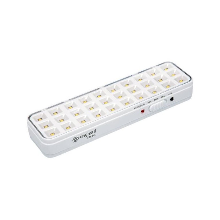 Luminária de Emergência com 30 LEDS - Bivolt - 2W - Engesul LDE-30L