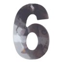 Ver imagem 1 de Número 6 em Acm Espelhado 60mm - 360-6 - Numeral