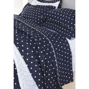 Edredom Vintage 200 Fios Blue Marine - Queen
