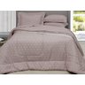 Edredom Vintage 200 Fios Rosa Malve - Casal - 2