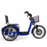 Triciclo Elétrico - Village PAM - Cesta - 800w - Azul - Plug and Move - 1