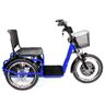 Triciclo Elétrico - Village PAM - Cesta - 800w - Azul - Plug and Move - 4