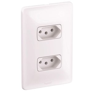2 Tomadas 2p+t 4x2 10a 250v Zeffia - 680111 - Pial