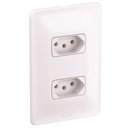 Ver imagem 1 de 2 Tomadas 2p+t 4x2 10a 250v Zeffia - 680111 - Pial