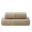 Ver imagem 1 de Jogo de Toalhas Corttex Super Soft Arabesco Zero Twist Bege