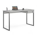 Ver imagem 1 de Mesa Home Office Escrivaninha Industriale 1,00 Cinza com Gaveteiro