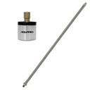 Ver imagem 1 de Alongador Prolongador Inox 60cm AC-13 + Adaptador Px Para Uhf Ac-20