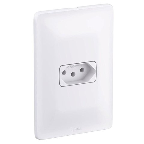 Tomada 2p+t 10a 250v 4x2 Zeffia - 680110 - Pial