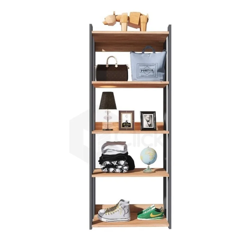 Estante Estilo Industrial S/portas 180cm Vazada ClickForte Marrom
