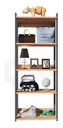 Ver imagem 1 de Estante Estilo Industrial S/portas 180cm Vazada ClickForte Marrom