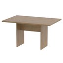 Ver imagem 1 de Mesa Diretor Escritório Diretor Reunião Me4191 Amêndoa - Tecno Mobili