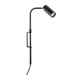 Arandela Articulada Preto Cabeceira Com Interruptor Lup87 - 1