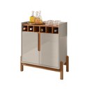 Ver imagem 6 de Conjunto Cristaleira e Bar Cosmic Off White Cedro