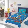 Jogo de Cama Infantil Lepper Mickey Solteiro 2 Peças Microfibra Azul - 2