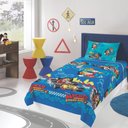 Ver imagem 2 de Jogo de Cama Infantil Lepper Mickey Solteiro 2 Peças Microfibra Azul