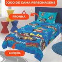 Ver imagem 3 de Jogo de Cama Infantil Lepper Mickey Solteiro 2 Peças Microfibra Azul