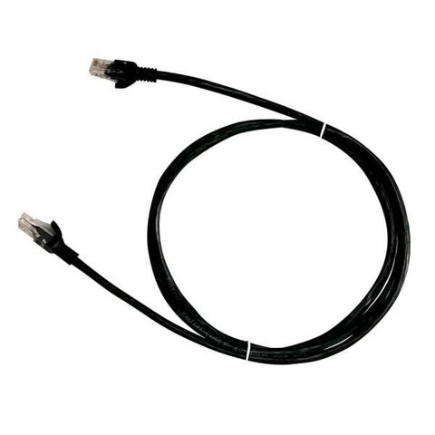 Cabo de Rede UTP Patch Cord RJ45 Cat 6 - 5 metros - Preto - Plus Cable PC-ETH6U50BK