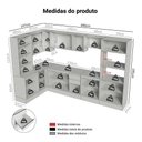 Ver imagem 4 de Armário de Cozinha Completa de Canto 100% MDF 447cm Smart Madesa