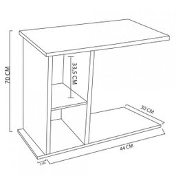 Mesa com Rodizio - Natural - 3