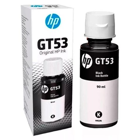 Refil de Tinta HP GT53 1VV22-AL - Preto - Para Multifuncionais Tanque de Tinta HP Ink Tank 316, Ink