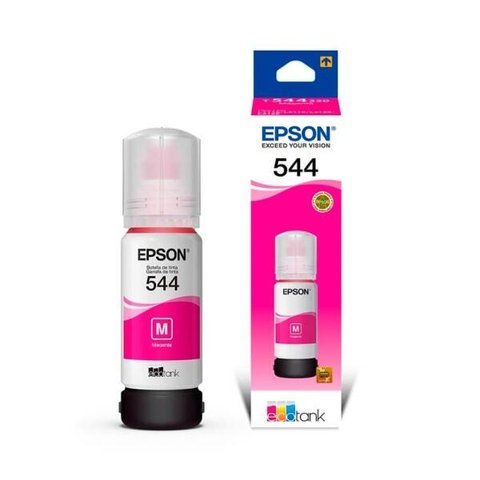 Refil de Tinta Epson T544320-AL - 65ml - Magenta - Para Multifuncionais Tanque de Tinta Epson L1110