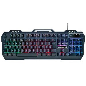 Teclado Gamer Fortrek Crusader - Led Rgb - Teclas Multimídia - 70528
