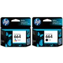 Ver imagem 1 de Pack de Cartuchos HP 664 - F6V28AB F6V29AB - Preto + Colorido - para Deskjet Ink Advantage 1115