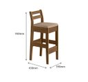 Ver imagem 7 de CONJUNTO BISTRO COM 02 BANQUETAS Cedro Gold 51C
