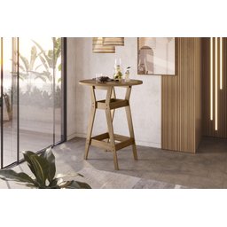 CONJUNTO BISTRO COM 02 BANQUETAS Cedro Gold 51C - 5