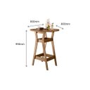 Ver imagem 6 de CONJUNTO BISTRO COM 02 BANQUETAS Cedro Gold 51C