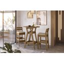 Ver imagem 4 de CONJUNTO BISTRO COM 02 BANQUETAS Cedro Gold 51C