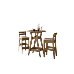 CONJUNTO BISTRO COM 02 BANQUETAS Cedro Gold 51C - 3
