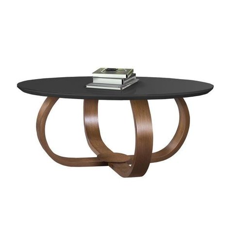 Mesa De Centro Bella Preto 60 Cm