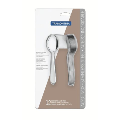 Conjunto de Colheres para Chá Angra Tramontina Aço Inox 12 Peças Tramontina
