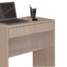 Mesa Escrivaninha com 1 Gaveta e Prateleira em MDF - Madeira - 3