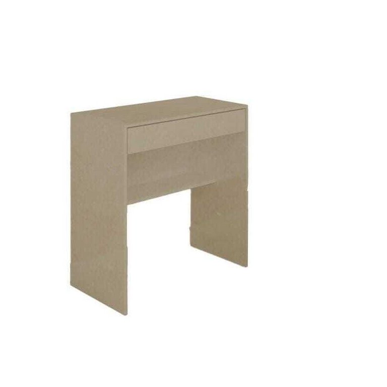 Mesa Escrivaninha com 1 Gaveta e Prateleira em MDF - Natural Mesa Escrivaninha com 1 Gaveta e Prateleira em MDF - Natural