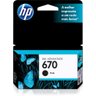 Cartucho de Tinta HP 670 Preto - CZ113AB - HP - 1